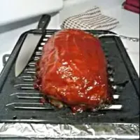 Bacon & bbq sauce covered  meat loaf|Kristina Paris Fergusonさん