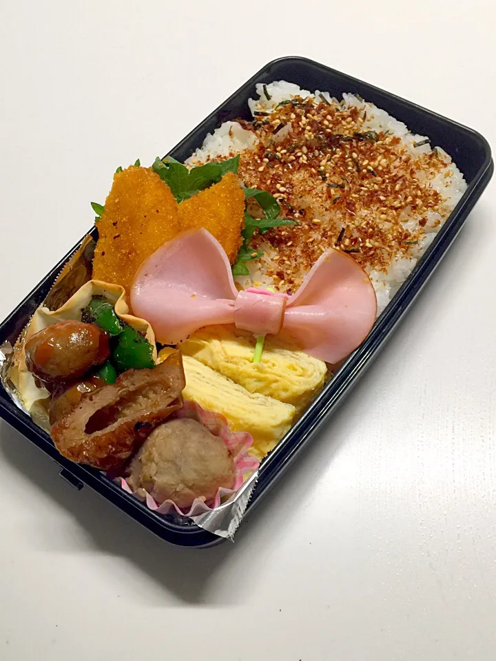 Snapdishの料理写真:3/21パパ弁当🍴|三姉妹のママさん