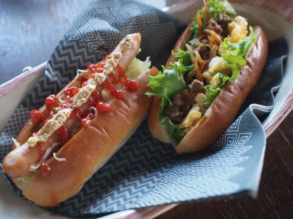 ホットドッグのお昼ごはん|sachayaさん