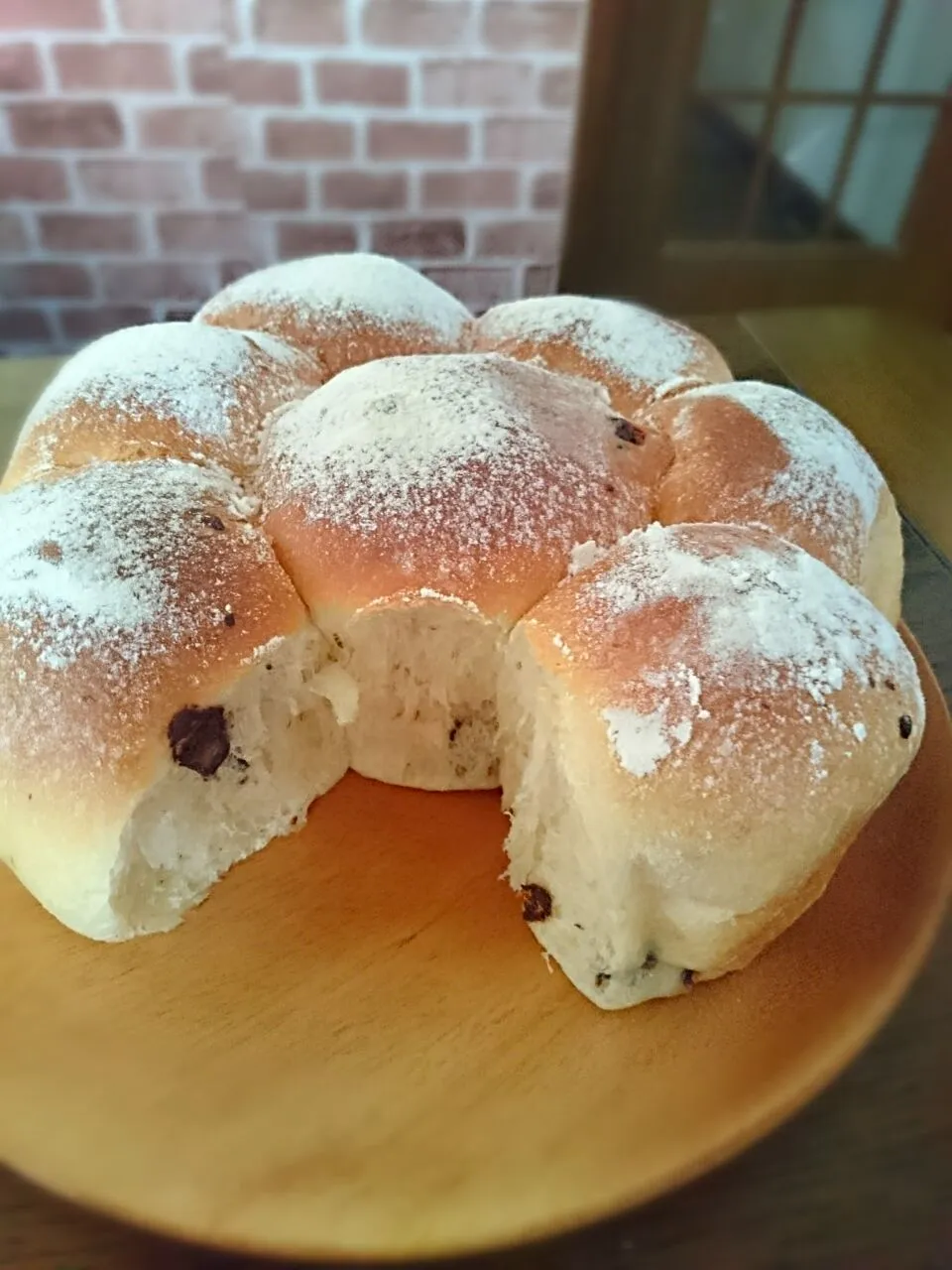 Snapdishの料理写真:ストウブで板チョコパン|Akemiさん