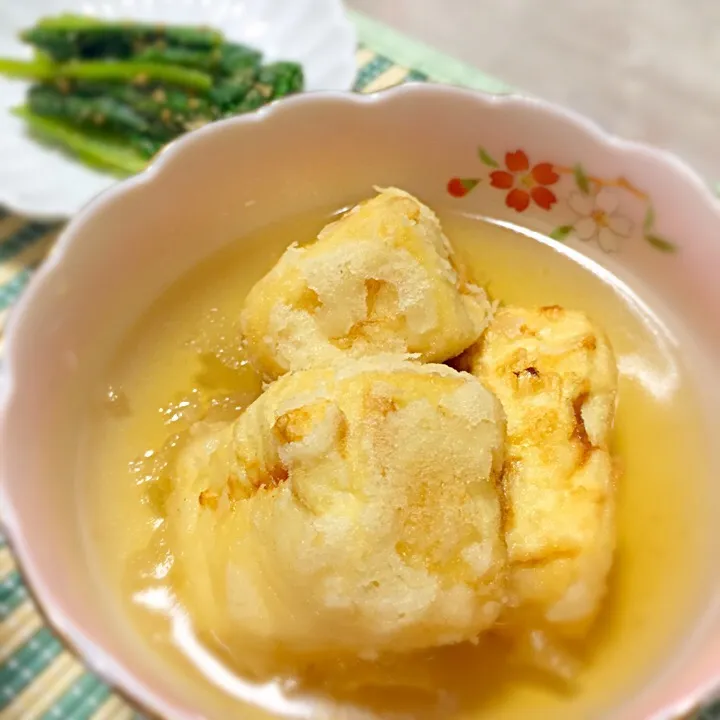 今晩のメインは揚げだし豆腐( ´艸｀)|はるかさん