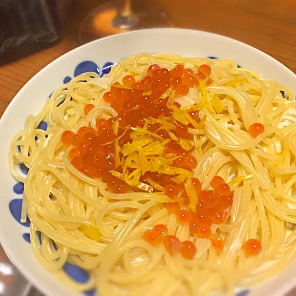 イクラのレモンクリームパスタ|febrosesさん