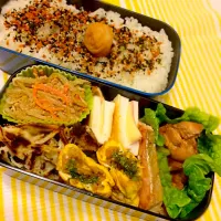 Snapdishの料理写真:旦那くんのお弁当|meguさん