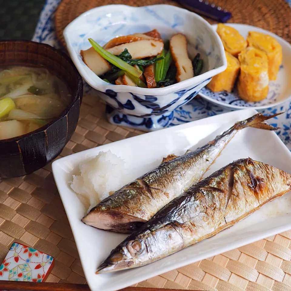 秋刀魚の塩焼き 朝ごはん|shizuhoさん