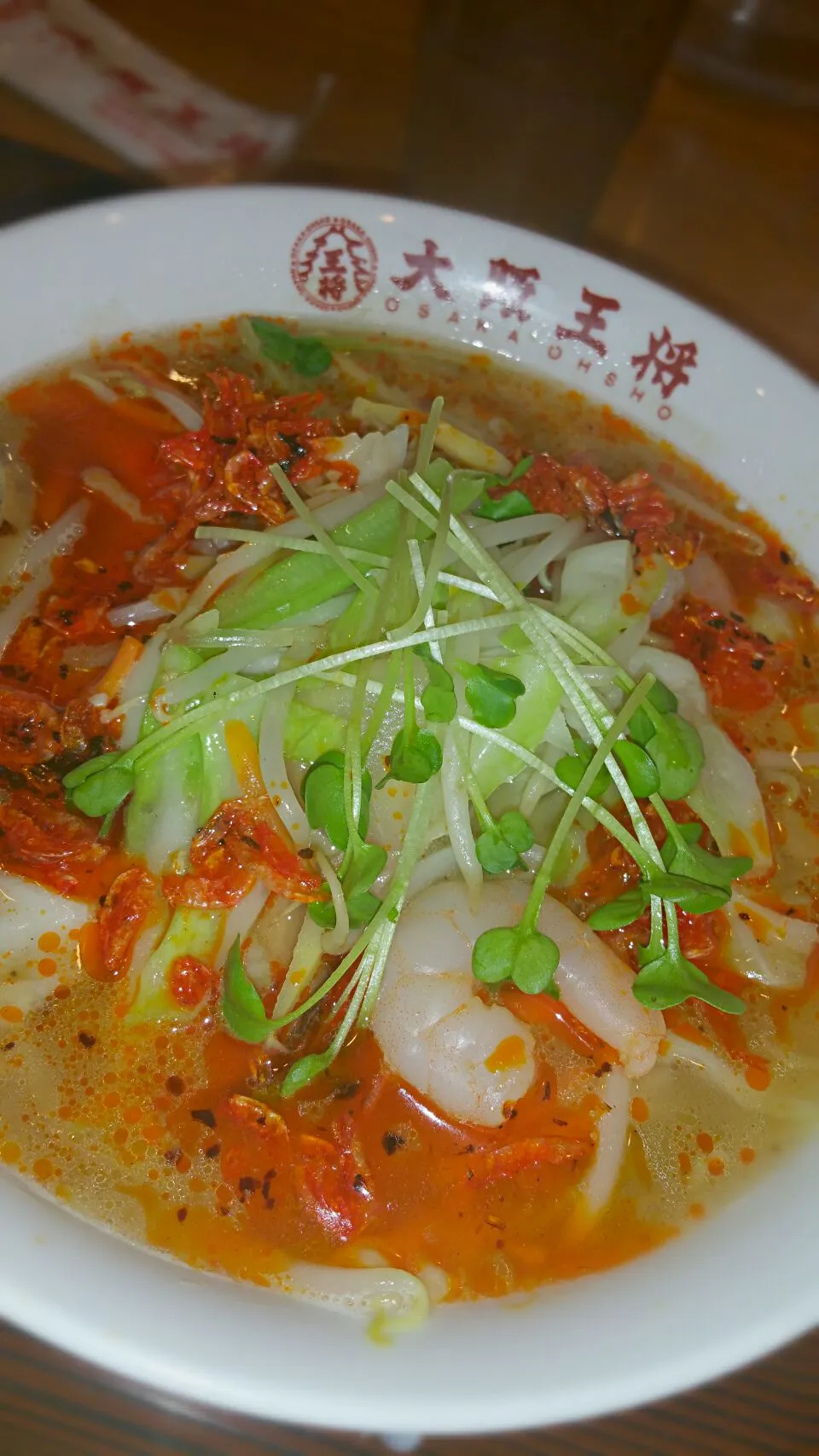 spicy shirmp ramen w/ spicy oil|Lottie Ibadlit Ninoblaさん