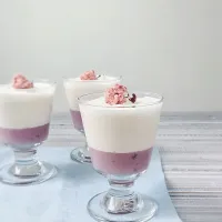 Sakura mizuyoukan,white chocolate and sakura mousse