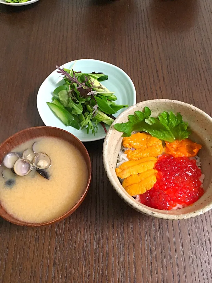 ウニいくら丼|やすこさん