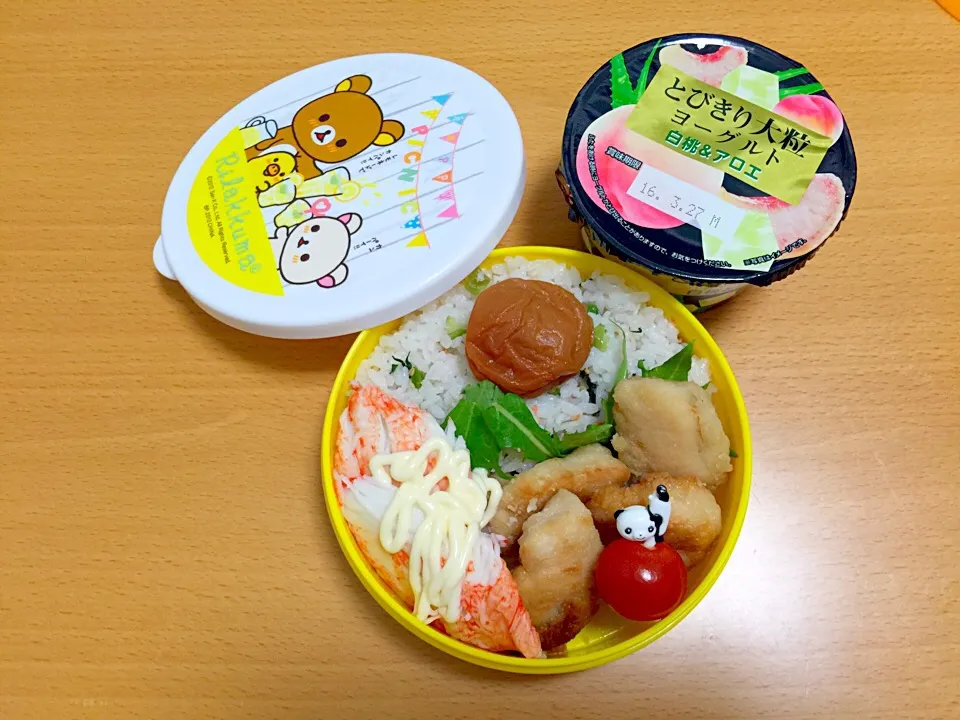 Snapdishの料理写真:今日のお弁当|ささのはぱんださん