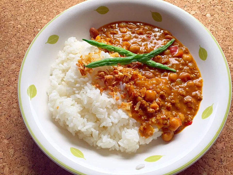 挽肉とひよこ豆のカレー|hitomaさん