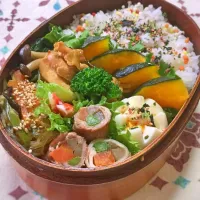 Snapdishの料理写真:高校生息子のお弁当 ♪