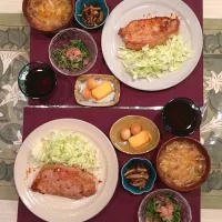 Snapdishの料理写真:豚ロースの味噌漬け|きこさん