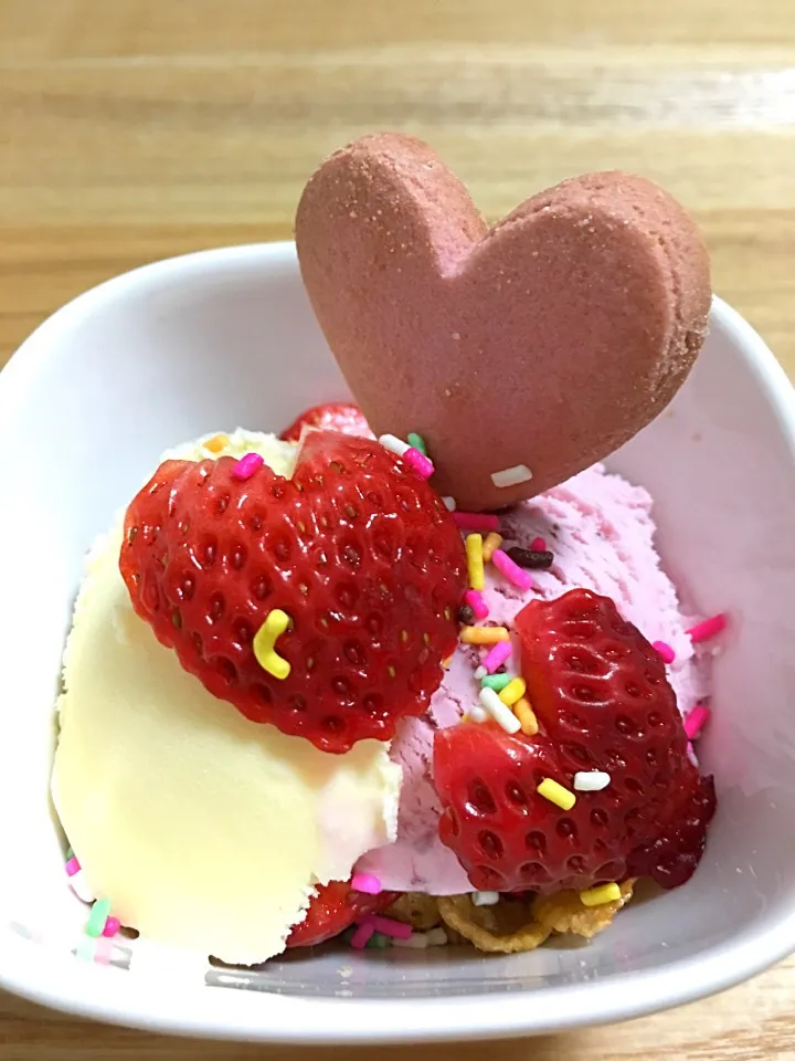 Snapdishの料理写真:夕食後のデザート♡|ひめカフェさん