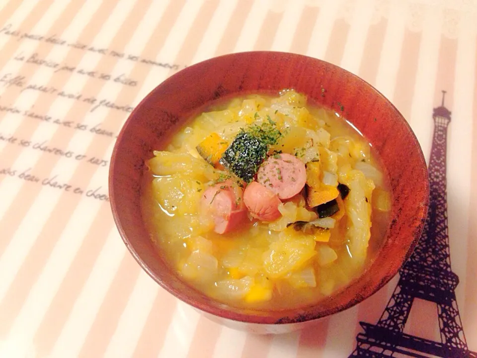 ㊗️🎉圧力鍋 購入💓
お野菜ごろごろ簡単スープ🍴
   (野菜は合計800g使用)|ほわーんさん