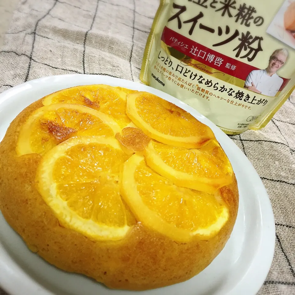 大豆と米糀のスイーツ粉でオレンジケーキ🍊 〜炊飯器で〜|アッツさん