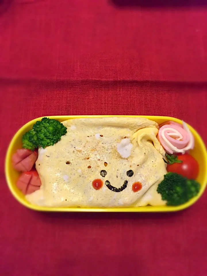 Snapdishの料理写真:オムライス弁当|みおりさん