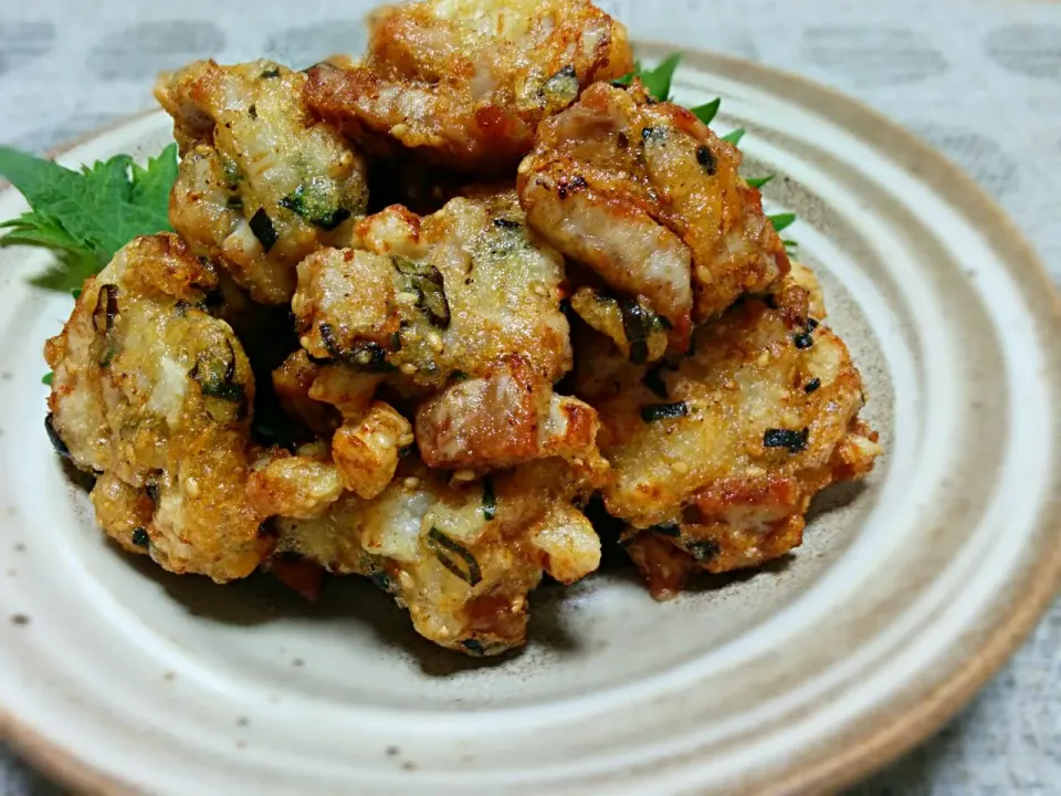 マグロと長芋の落とし揚げ*|ことり*さん