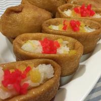 たくあん入り稲荷寿司