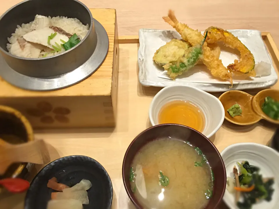 高知県産【鯛釜めしと天ぷら定食】|エイコーワールドさん