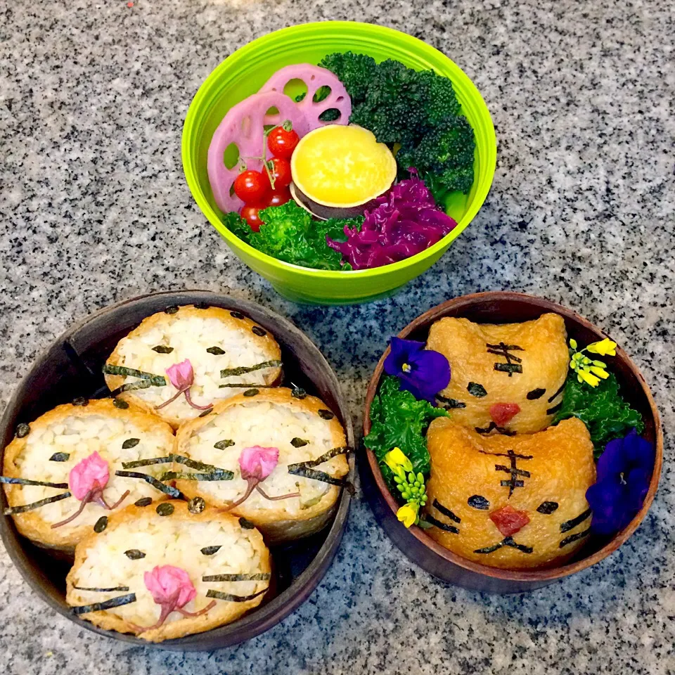 vegan弁当 猫稲荷|makiko_aさん