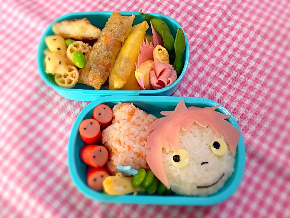 ポニョ弁当|あきとんとんさん