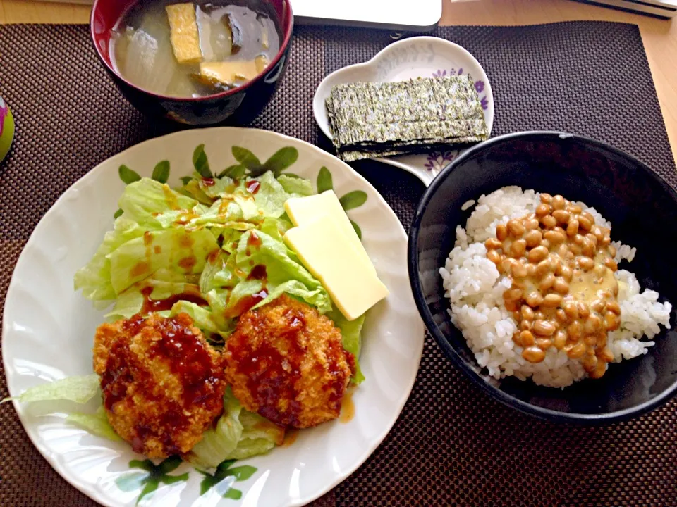 3月25日朝食兼昼食|ばぁさんさん