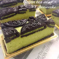 抹茶オレオチーズケーキ