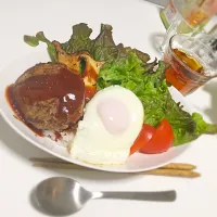 Snapdishの料理写真:ロコモコ丼|ゆかりさん