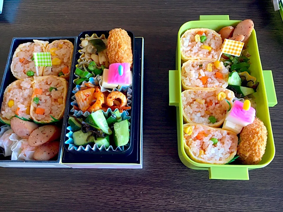 オムライス弁当♡
お花見にいいねヾ(＠⌒ー⌒＠)ノ♫|ともぴさん