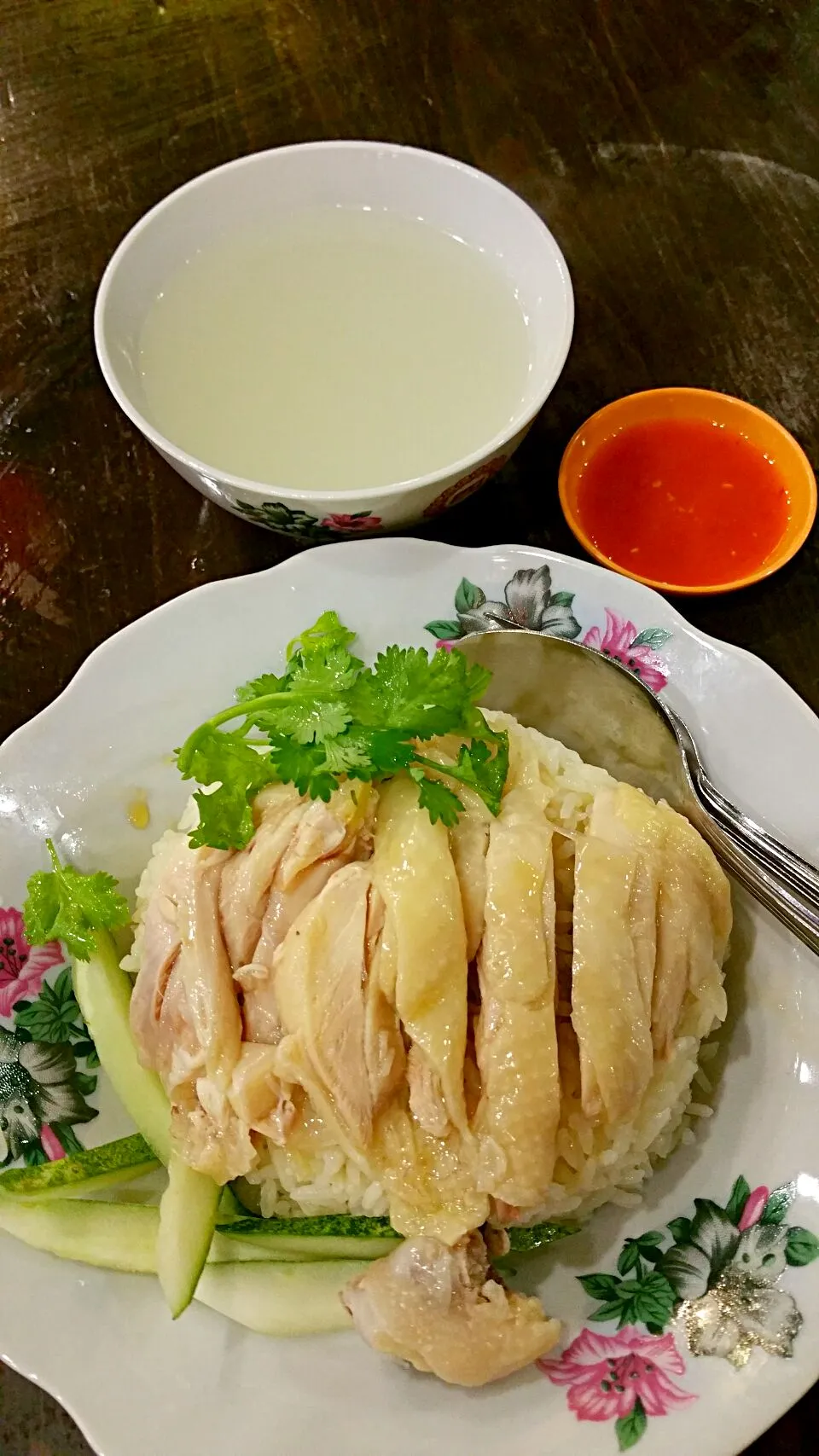 Steamed chicken rice 😉 🍗|🌷lynnlicious🌷さん