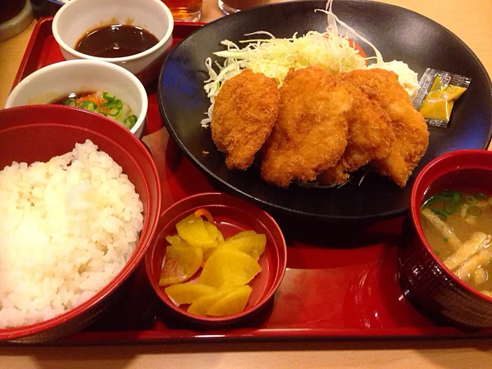 チキンカツ定食|aynyaynyさん