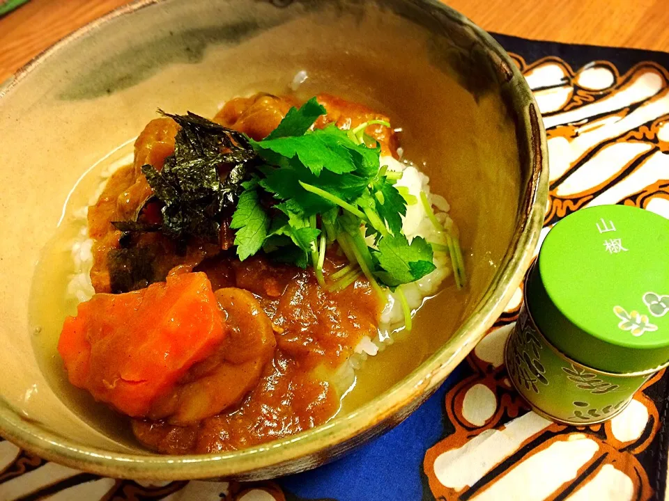 Snapdishの料理写真:とろ〜り葛餡のカレー丼|Magnoliaさん