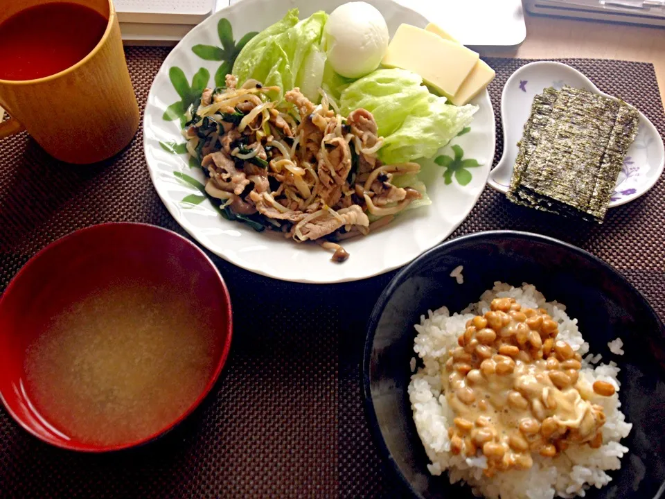 3月27日朝食兼昼食|ばぁさんさん