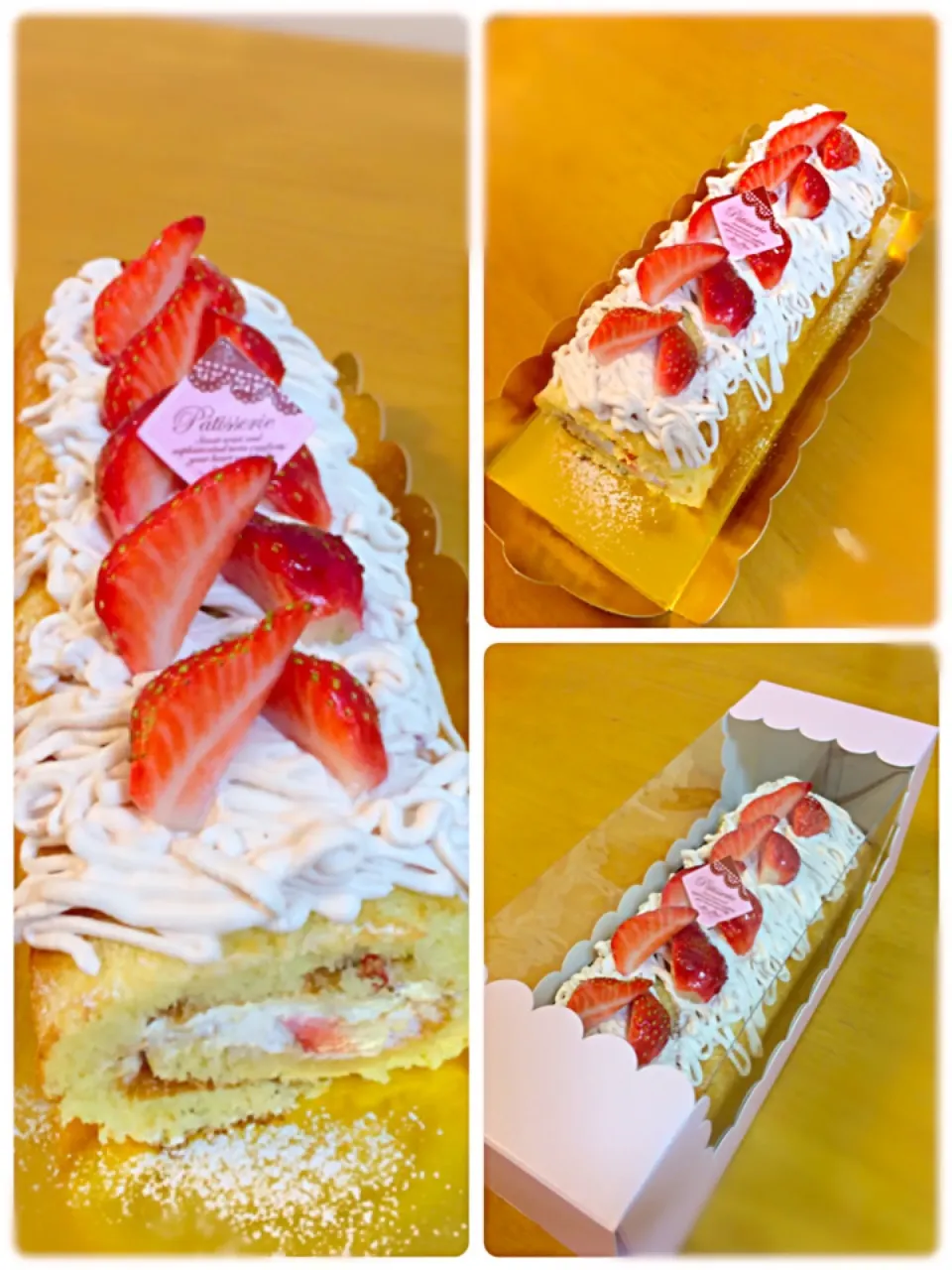 Snapdishの料理写真:🍓ロールケーキ🍓|☆マミ☆さん