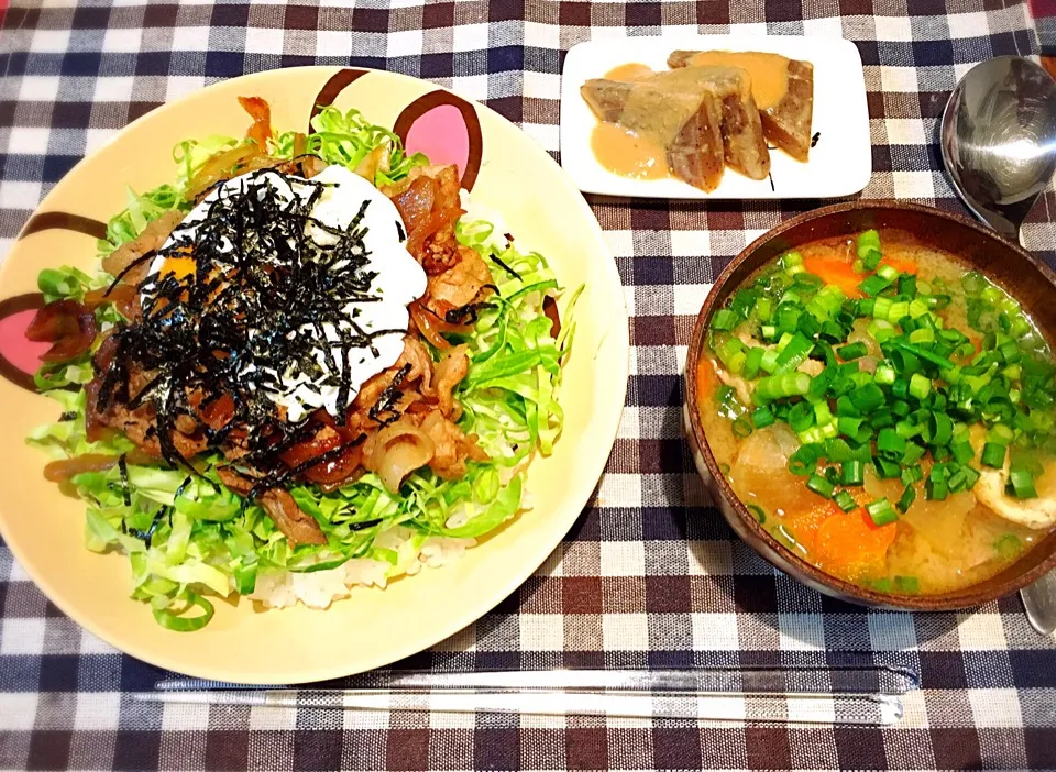 豚丼 & 豚汁 🐷|ちゃんりさん