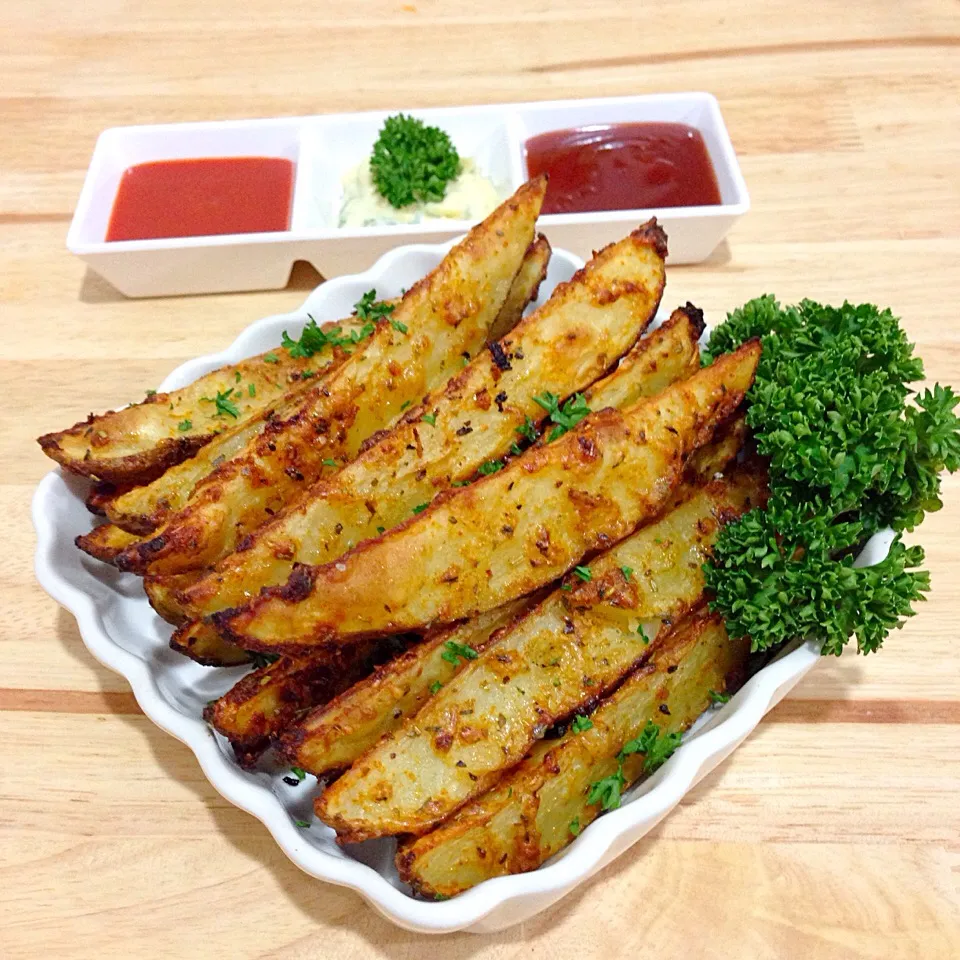 Potato garlic parmesan|Pookiehappy Pookieさん