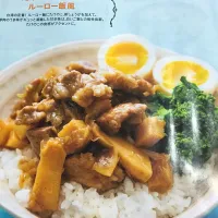 Snapdishの料理写真:たけのこと豚肉のルーロー飯風|もこさん