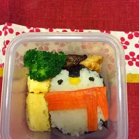 マフラーペンギンお弁当|みおりさん