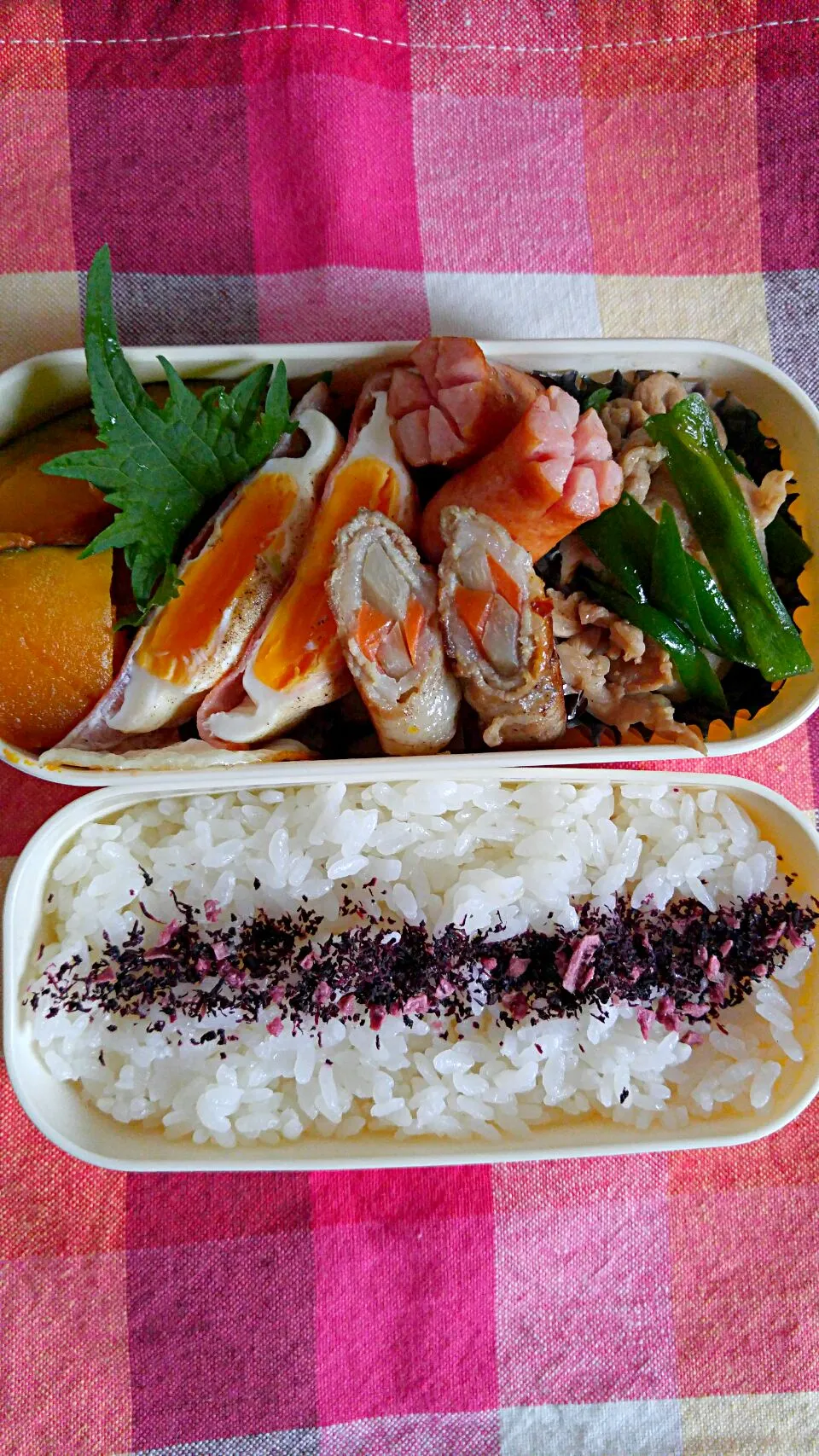 Snapdishの料理写真:3/28旦那弁当°˖✧◝(⁰▿⁰)◜✧˖°|mechikoさん