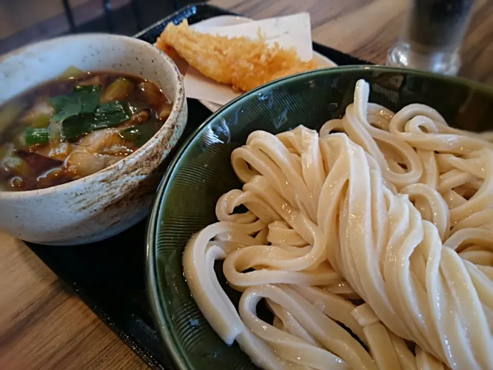 肉汁うどん&とり天|イヌノヒトさん