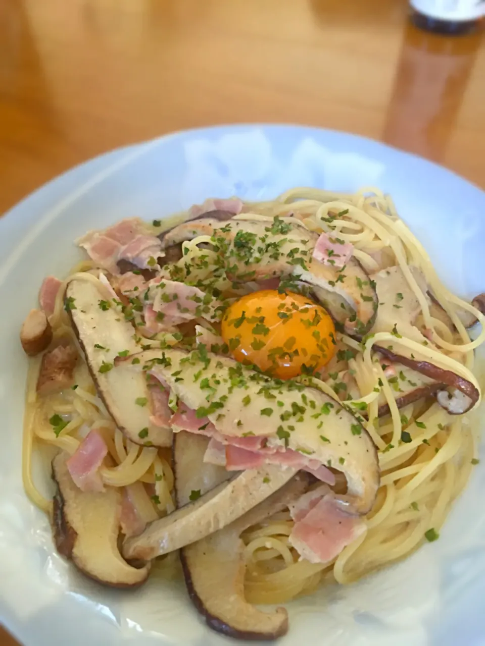 オバケ椎茸の豆乳パスタ|みつなち☆さん