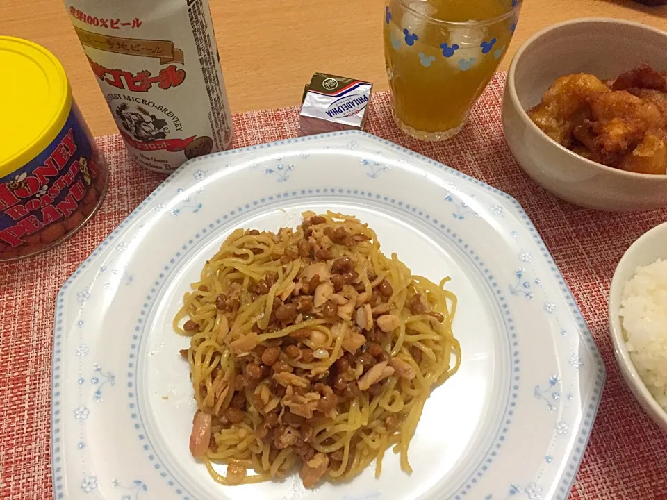 納豆ツナ焼きそば
唐揚げ|marie mochiさん