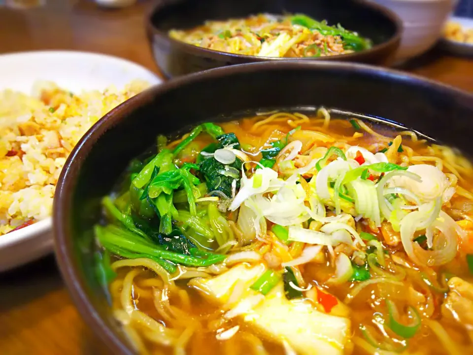 自家製スープ担々麺風ラーメン|かえももさん