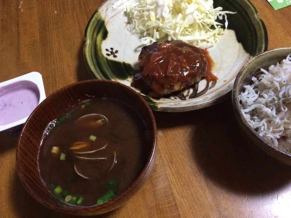 ハンバーグ定食|ゆりりんご🍎さん