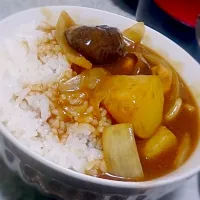 連続カレー記録１日目  しいたけカレー|ふみさん