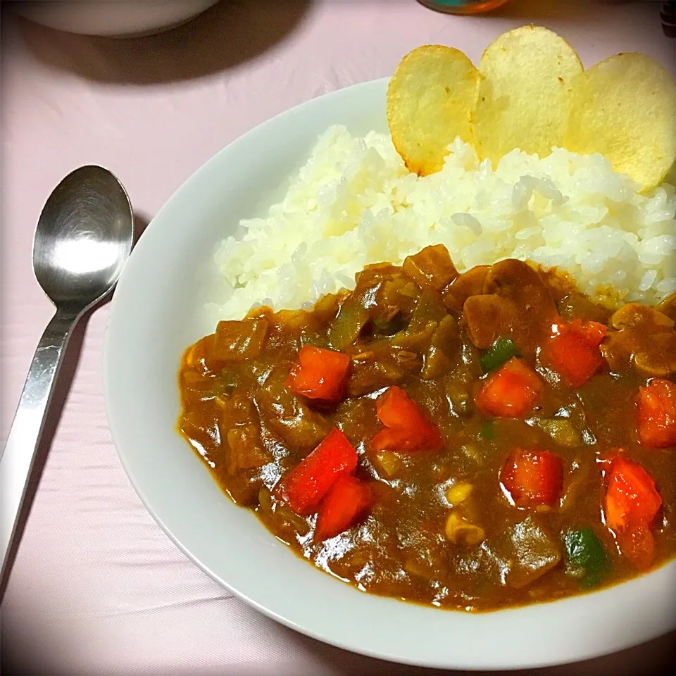 ツナと野菜のカレー|めっちいさん