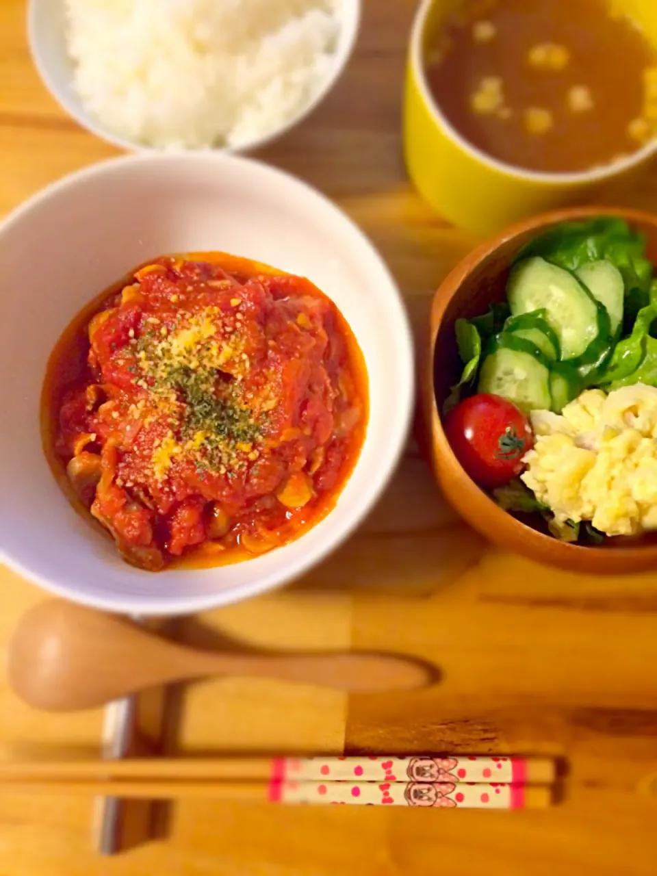 チキンのトマト煮♪|うーろんさん