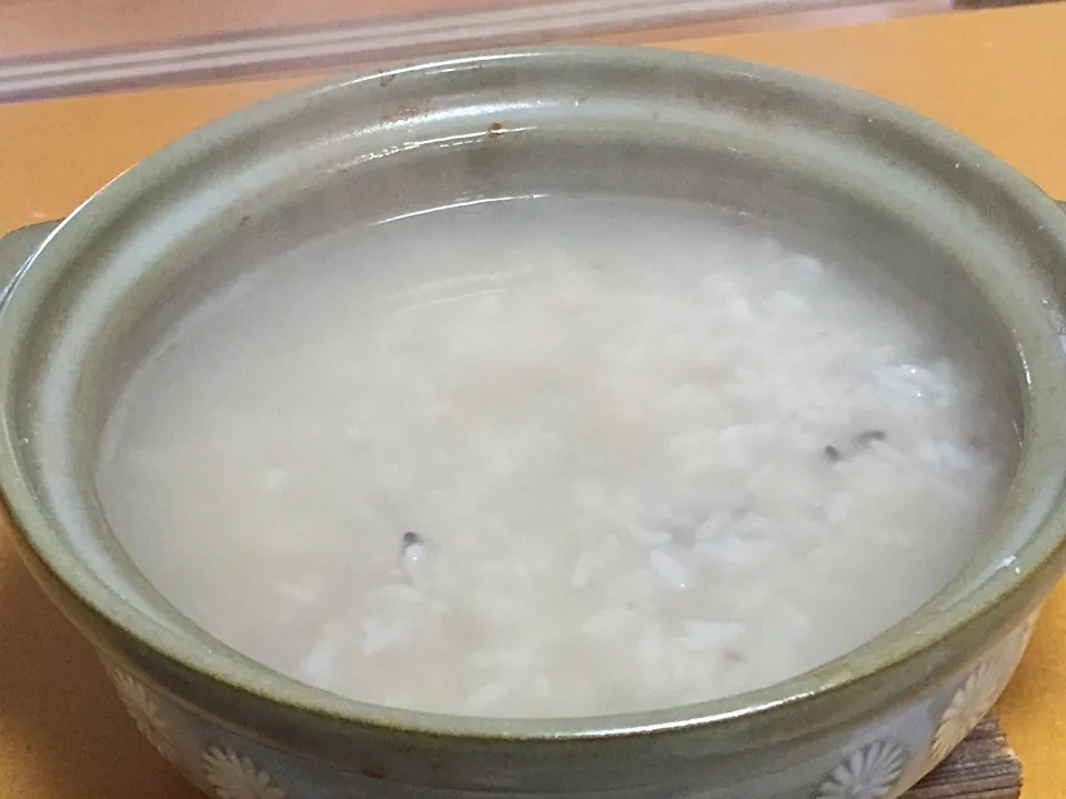 昨晩の湯豆腐の出汁で雑穀米のお粥!  (^-^)|Kei Satoさん