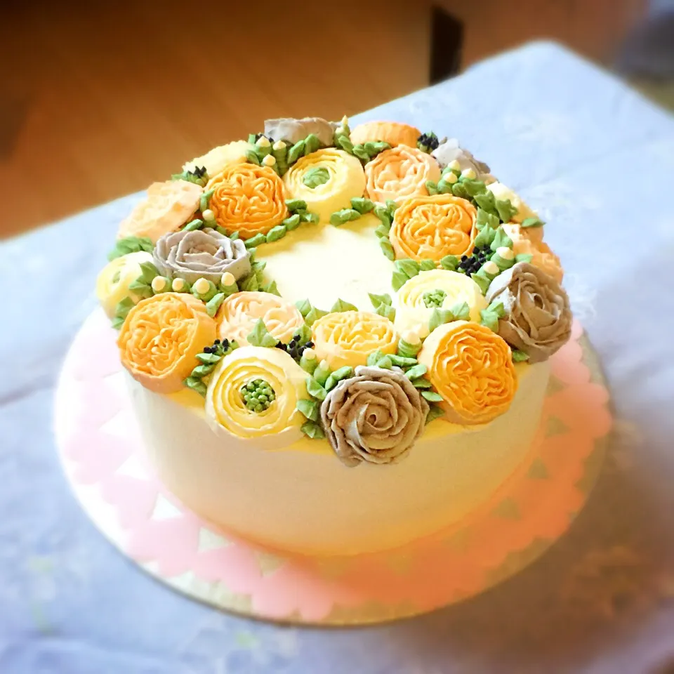 flower cake|Lie Lie Chongさん