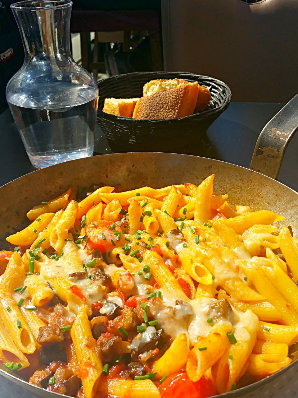 Pasta with tomato sauce and eggplants|Cherryさん