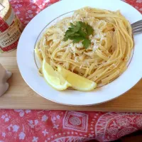 Linguine with spiced lemon pepper butter 🍋|oktokkiさん